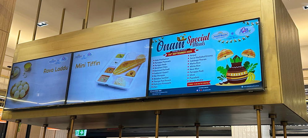 Digital Menu Boards Austarlia